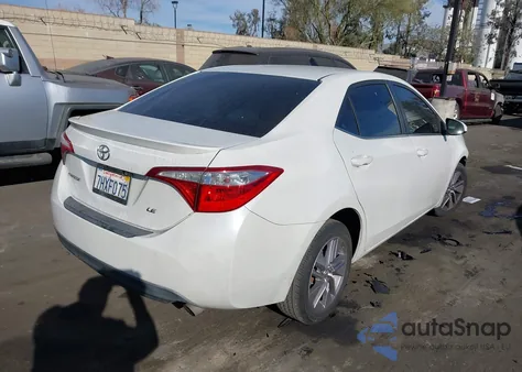 2015 Toyota Corolla Le Eco Plus из США, поврежденный, VIN 5YFBPRHE1FP200246